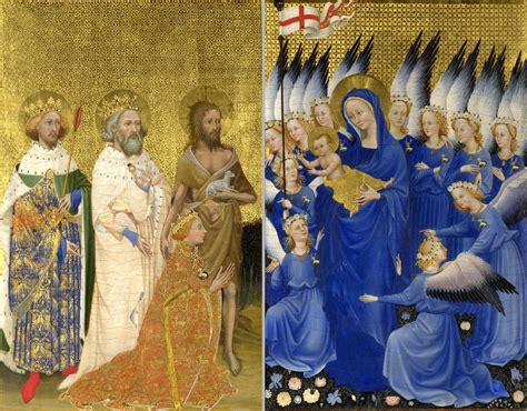  The Wilton Diptych: Testemunho de fé e esplendor dourado na pintura gótica inglesa